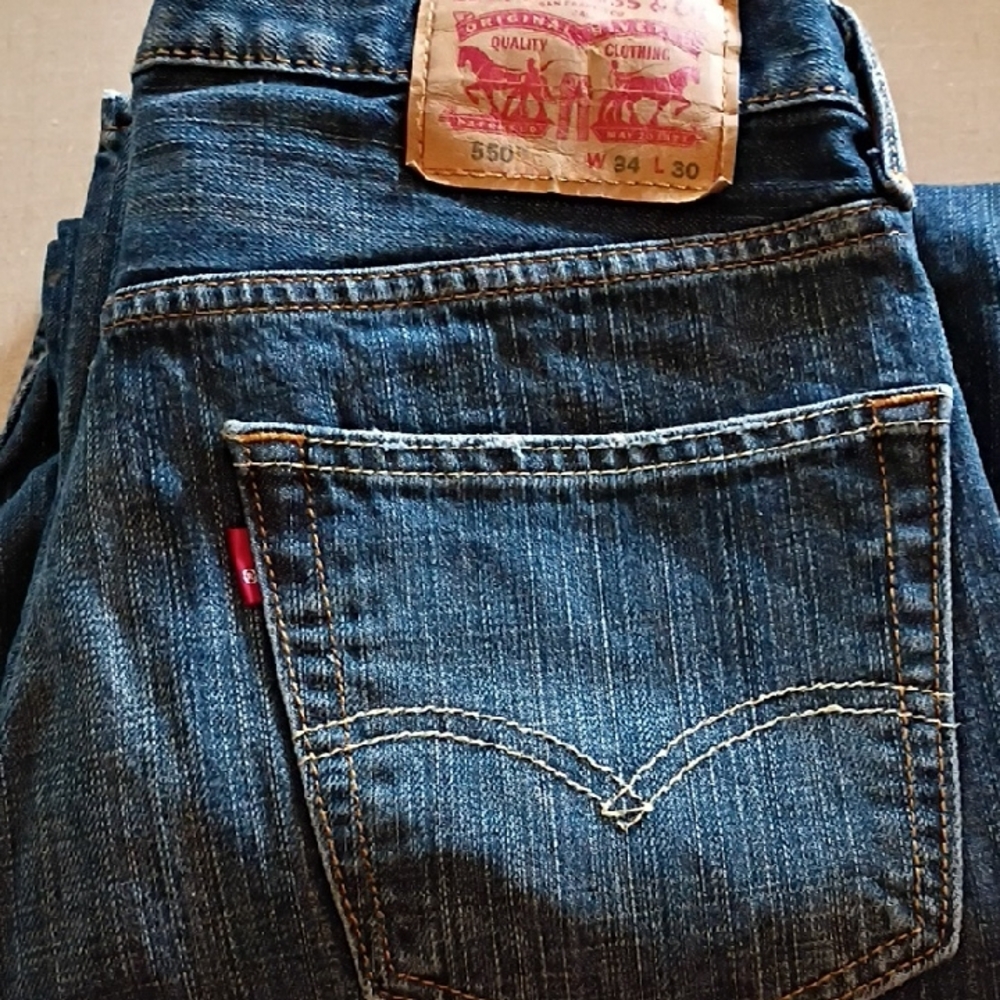 Levi's Relaxed Fit Denim Jeans - Classic Blue